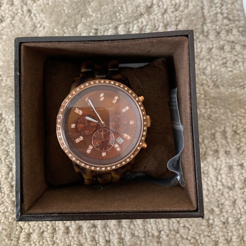 Michael Kors Tortoise Watch